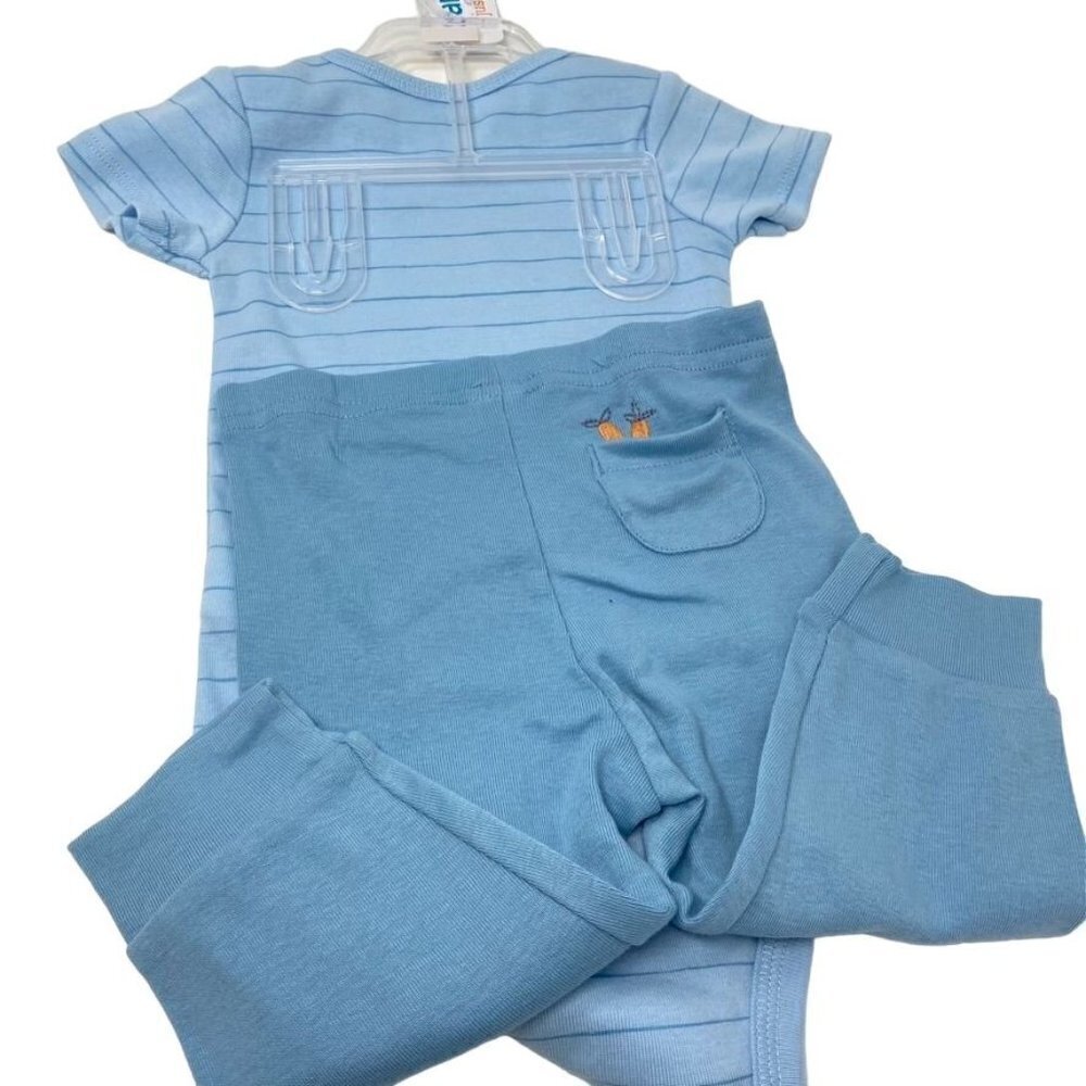 Carter's Just One You®️ Baby 2pc Carrot Pocket Set Blue Szs Newborn/9M - Picture 11 of 14